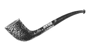 A Danish tobacco pipe